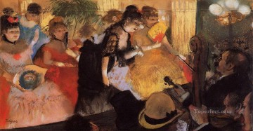 Edgar Degas Painting - el café concierto 1877 Edgar Degas